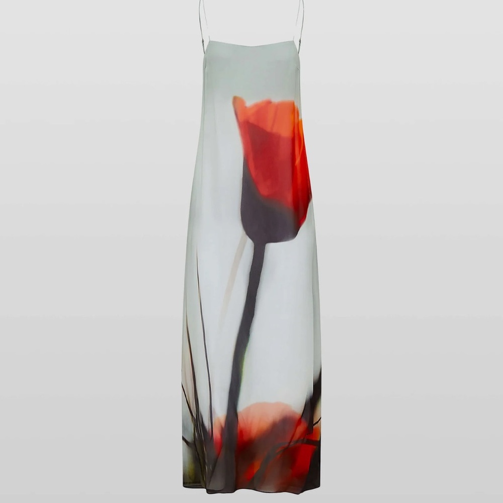 Rat & Boa Strapless Red and Black Floral Dress - Picture 4 of 4